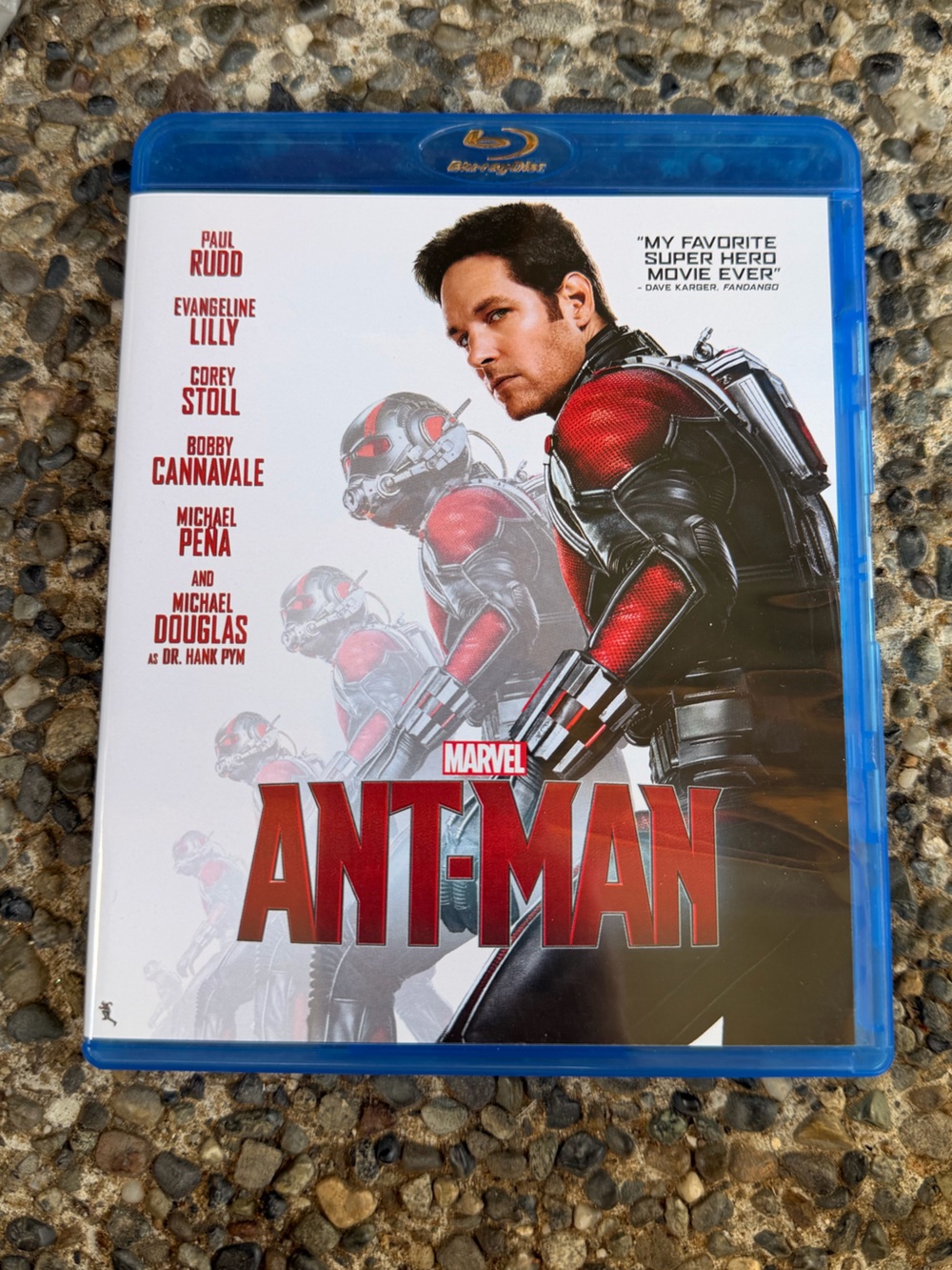 EUC Marvel Ant-Man Movie Blu-ray — Red, Black & White Cover